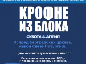 "Крофне из блока" у више од 60 храмова широм Београда – хуманитарна акција на Лазареву суботу