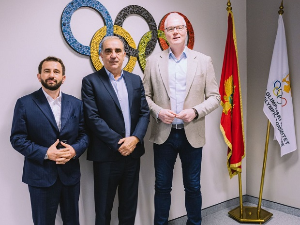 Председник ОКС-а Дејан Томашевић у првој званичној посети Црној Гори