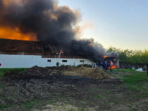 Пожар у селу Табановић код Шапца