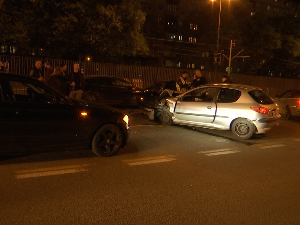 Ланчани судар код Сајма, четири особе повређене