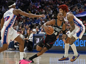  Детроит убедљиво надиграо Филаделфију и обезбедио прво место на Истоку