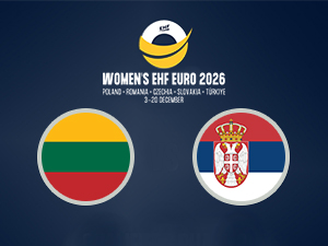 Рукомет (ж) - Кв. за ЕП 2026: Литванија - Србија