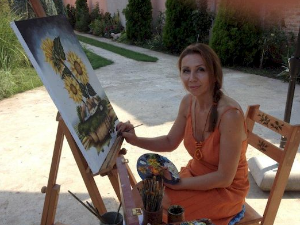 Сликари наиве: Моји сунцокрети – Марија Хлавати Кришан