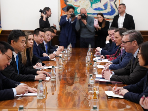 Вучић са представницима компаније "Шандонг хај спид груп" о сарадњи за бржи напредак Србије