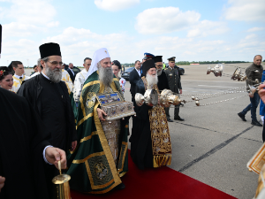 Игуман Јефрем захвалио патријарху Порфирију на гостопримству, најавио стипендије за студенте Богословског факултета