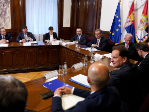 Вучић са Копманом на састанку Оперативног тима за приступање Србије ЕУ