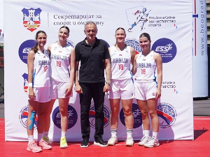 Србија освојила сребро и бронзу на ЕП у баскету за средњошколце у Београду
