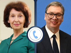 Вучић са председницом Северне Македоније: Посвећени смо јачању сарадње