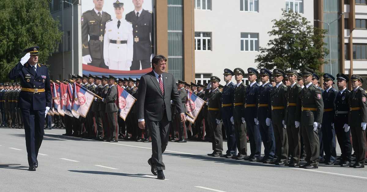 Генерална проба промоције најмлађих официра Војске Србије одржана на Бањици