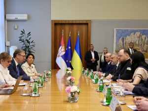 Вучић са председником Врховне раде Украјине