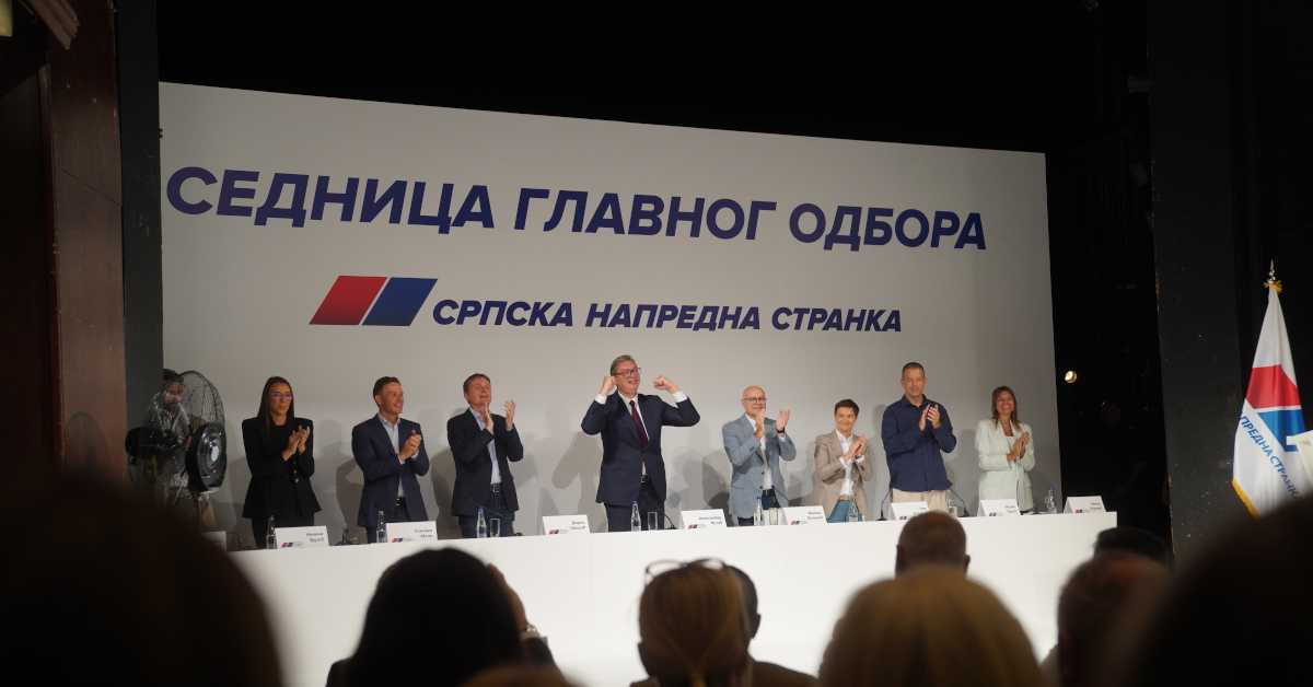 ГО СНС одлучио да Вучић буде носилац листе и кандидат за премијера