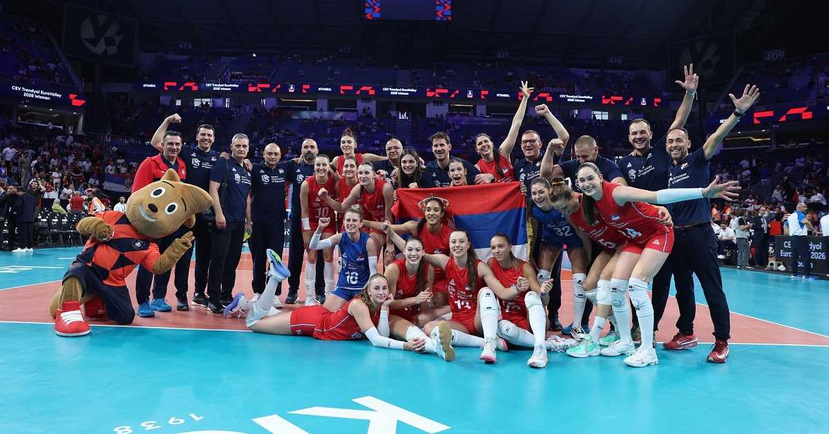 Србија не силази са европског победничког постоља – шеста узастопна медаља за српске одбојкашице