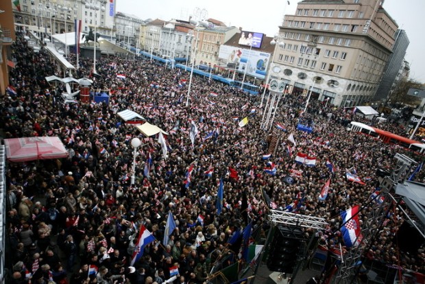 Doček Gotovine i Markača u Zagrebu