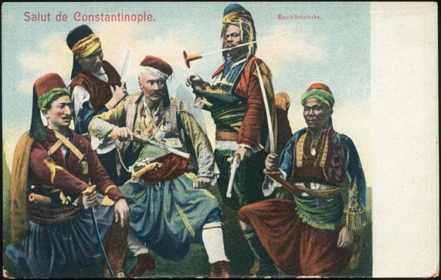 Bašibozuk na otomanskoj razglednici