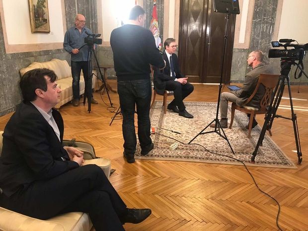Јевгениј Баранов - интервју са председником Вучићем
