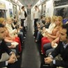 "Људско огледало" у метроу