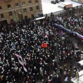 Митинзи за и против Путина