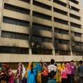 Пожар у фабрици одеће у Даки