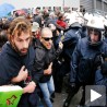 Франкфурт, сукоб полиције и демонстраната