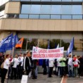 Протест синдиката "Независност" у Београду