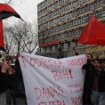 Београд, скуп подршке протестима у БиХ