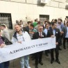 Протест адвоката, "Час ћутања" пред Владом