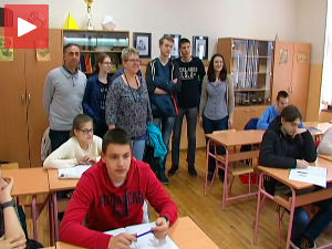Шведски гимназијалци на часу математике у Београду