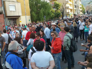 Миран протест у Скопљу