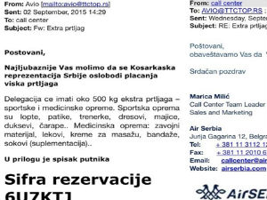 КСС осудио одлуку компаније Ер Србија 