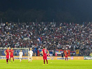 Студенти из Србије на утакмици са Албанијом у Елбасану