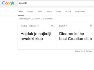"Гугл" против хајдуковаца: Динамо је најбољи хрватски клуб!