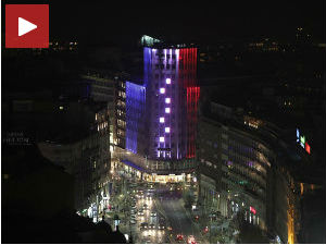 Београд у бојама француске заставе