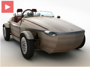 „Тојота“ представила аутомобил од дрвета