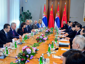 Састанак кинеске и српске делегације
