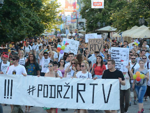 Четврти протест због РТВ-а у Новом Саду