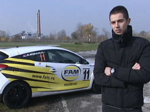 Најмлађи шампион у историји српског аутомобилизма се плаши кише