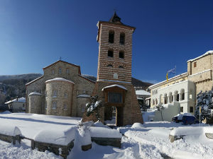 Пао снег на Светој гори