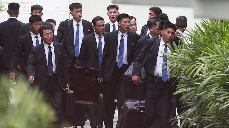 И телохранитељи Ким Џонг Уна стигли у Сингапур