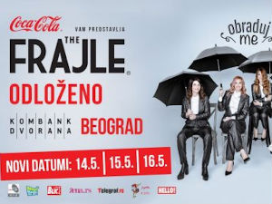 „Фрајле“ одлажу концерте у Београду и најављују нове