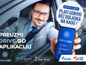 Апликацијом Drive.Go плаћа се гориво на НИС и Гаспром пумпама