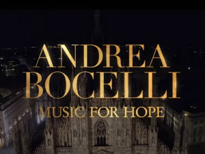 „Музика за наду“ – Андреа Бочели уживо из миланске катедрале Дуомо 