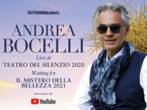 Андреа Бочели даровао још један онлајн концерт