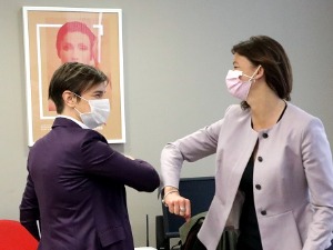 Брнабић: Конструктивни састанци у Бриселу, ЕУ фрустрирана због померања дијалога са Приштином