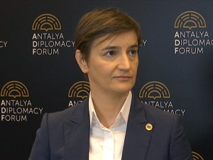 Брнабићева у Анталији: Приштина се данас позвала на Бриселски споразум