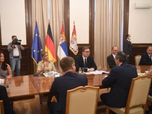 Вучић и Брнабићева са Бергером о сарадњи Србије и Немачке