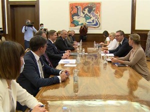 Вучић са Зорчичем: Посета потврдила пријатељство Србије и Словеније