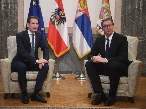 Курц стигао у Београд, састанак са Вучићем у четири ока