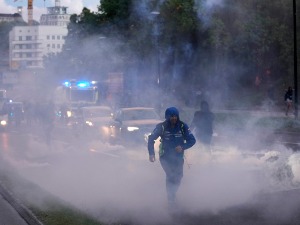 Сукоб полиције и демонстраната на протесту у Љубљани