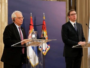 Вучић разговарао са Борељом о ситуацији на КиМ: Србија више од свега жели мир и стабилност