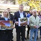 Протест Двери испред РТС-а због рекламе за "Рио Тинто"